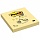 Стикеры Post-it 76x76 мм Z-сложения желтые пастельные 100 листов