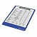 превью Доска-планшет BRAUBERG «SOLID» сверхпрочная с прижимом А4 (315×225 мм), пластик, 2 мм, СИНЯЯ