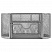 превью Подставка-органайзер металлическая BRAUBERG, 9 секций, 105×220х110 мм, серебро