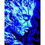 Картина по номерам на холсте ТРИ СОВЫ «Стихия. Вода», 40×50, с акриловыми красками и кистями