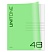 превью Тетрадь 48л. клетка BG «UniTone. Neon», пластиковая обложка, неон салатовый
