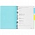 превью Ежедневник недатированный Attache Bright Colours пластик А5 136 листов голубой (165×208 мм)