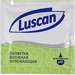 Салфетки влажные Luscan освежающие в саше 15×13.5см 1000шт/уп