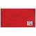 превью Папка-конверт с кнопкой BRAUBERG, 250х135 мм, прозрачная, красная, 0,15 мм
