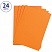 превью Цветная бумага 500×650мм., Clairefontaine «Etival color», 24л., 160г/м2, оранжевый, легкое зерно, хлопок