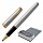 Ручка-роллер PARKER «Sonnet Core Steel GT», корпус серебристый, позолоченные детали, черная