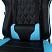 превью Кресло компьютерное BRABIX «GT Master GM-110», две подушки, экокожа, черное/голубое, 531928