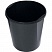 превью Корзина для мусора 19 л пластик черная (32×32 см)