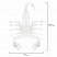 превью Светящаяся (неоновая) игрушка скорпион ЮНЛАНДИЯкрасныйдлина 10.5 см662602