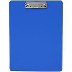 Планшет с зажимом OfficeSpace А4, пластик (полифом), синий