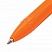 превью Ручка шариковая масляная STAFF «X-100»СИНЯЯкорпус оранжевыйузел 1 ммлиния письма 0.7 мм143204