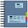 Блокнот Attache Selection Office book A6 200 листов синий в клетку 5 разделителей на спирали (141×141 мм)