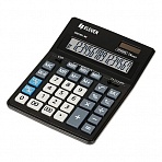 Калькулятор настольный Eleven Business Line CDB1601-BK, 16 разрядов, двойное питание, 155×205×35мм, черный