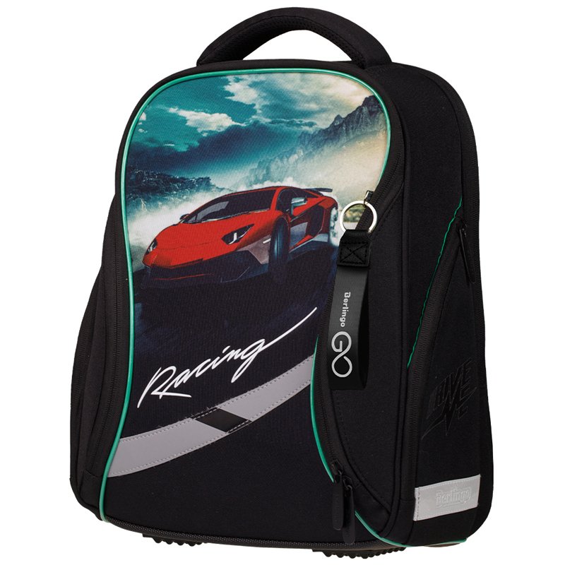 превью Ранец Berlingo Nova «Racer» 37×28×18см, 2 отделения, 2 кармана, анатомическая спинка