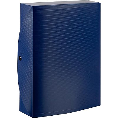 Короб архивный Attache пластик синий 245x70x330  мм
