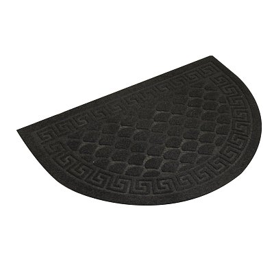 Коврик входной влаговпитывающий с тисн ХОЛЛ In'Loran 60×90см черн 130К-696