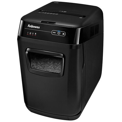 Уничтожитель (шредер) FELLOWES AUTOMAX 130C, 3-5 человек, АВТОПОДАЧА, 3 уровень секретности, 4×51 мм, 130 листов, 32 л