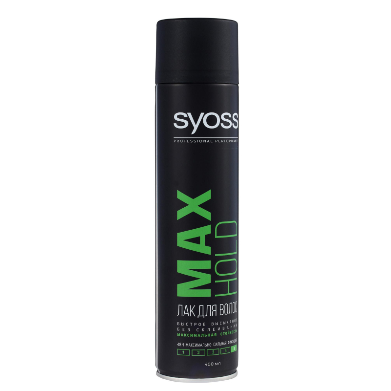 Лак для волос Syoss Max Hold максимальной фиксации 400 мл