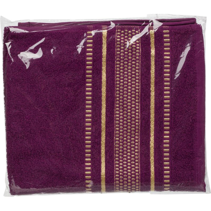 Полотенце Сатурн махровое 70×135 см 400 гр/м2, вишневый