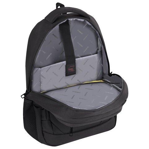 Рюкзак HEIKKI SECURE (ХЕЙКИ) универсальный, отделение для ноутбука, черный, 46×31x19 см