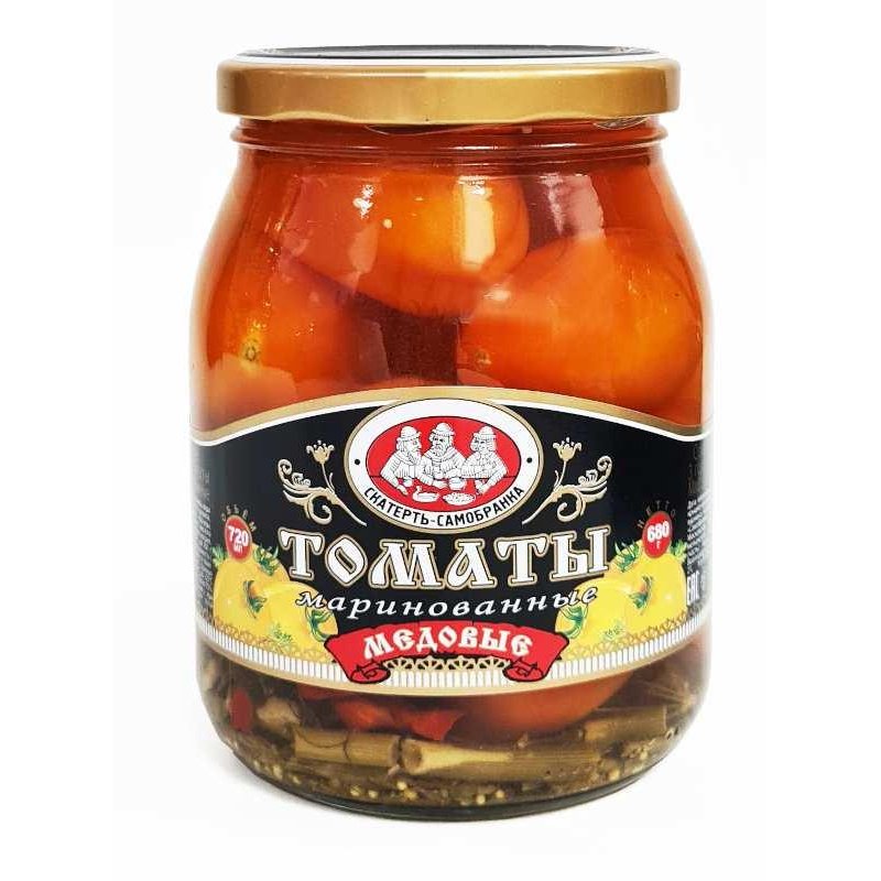 Томаты Скатерть-Самобранка маринованные медовые 720 г арт. 1198643 ...