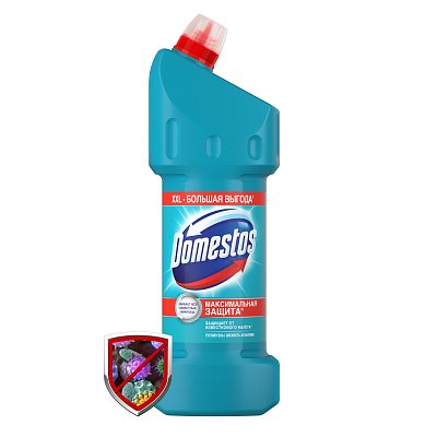 Средство для сантехники DOMESTOS универсальное Свежесть Атлантики 1.5 л