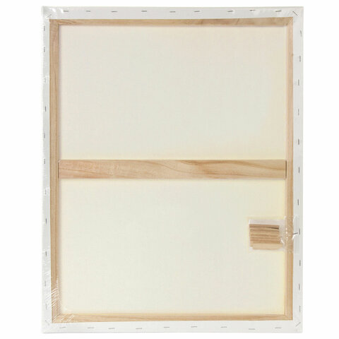 Холст на подрамнике BRAUBERG ART CLASSIC, 50×70см, 440 г/м, грунт, 100% хлопок, крупное зерно,191654
