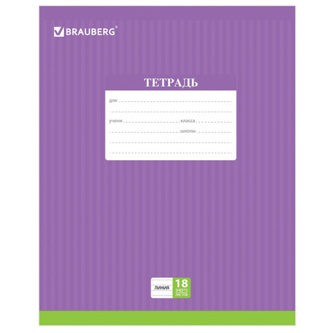Тетрадь 18 л. BRAUBERG, линия, обложка мелованный картон, «Hide-and-Seek» («Прятки»), 5 видов