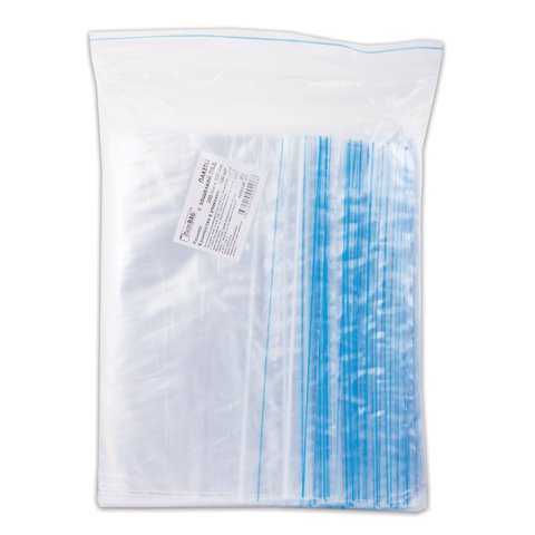 Пакет с замком Zip-Lock 20x30 см 35 мкм (100 штук в упаковке)