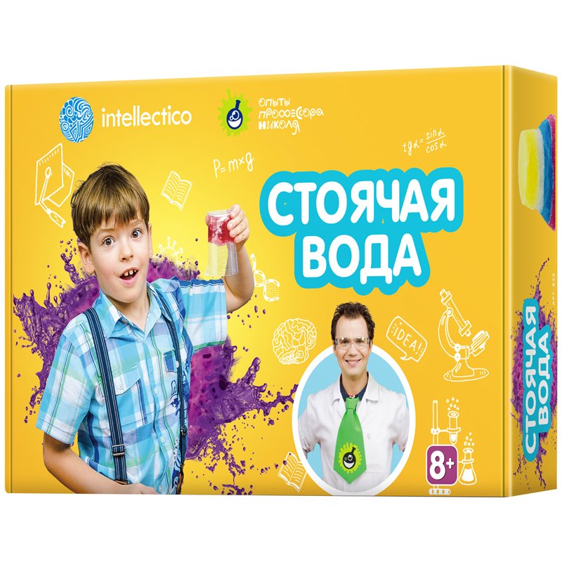 Набор для экспериментов «Опыты профессора Николя. Стоячая вода», INTELLECTICO