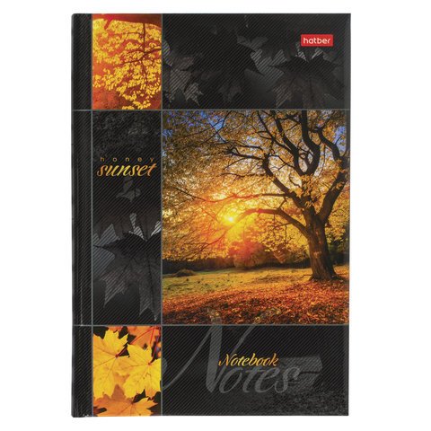 превью Блокнот 7БЦ, А5, 120 л., с поролоном, 5-цветный блок, HATBER, «Закат», 135×206 мм, 120ББп5В1 14485