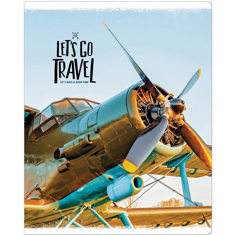Тетрадь 48л., А5, клетка ArtSpace «Путешествия. Let's go travel», эконом