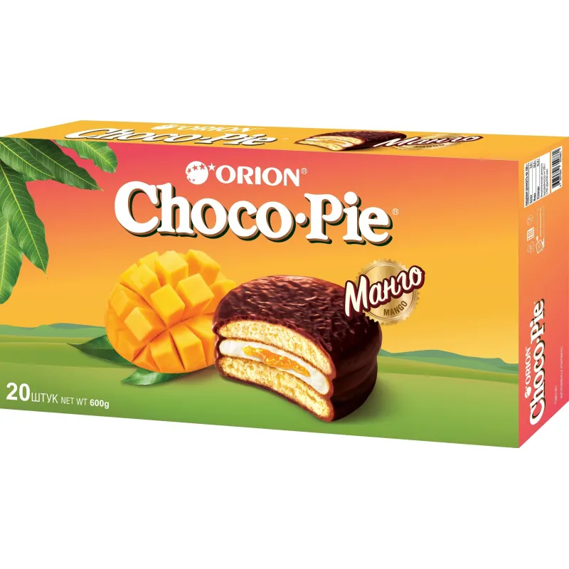 Пирожное Choco Pie с манго (20 штук по 30 г)
