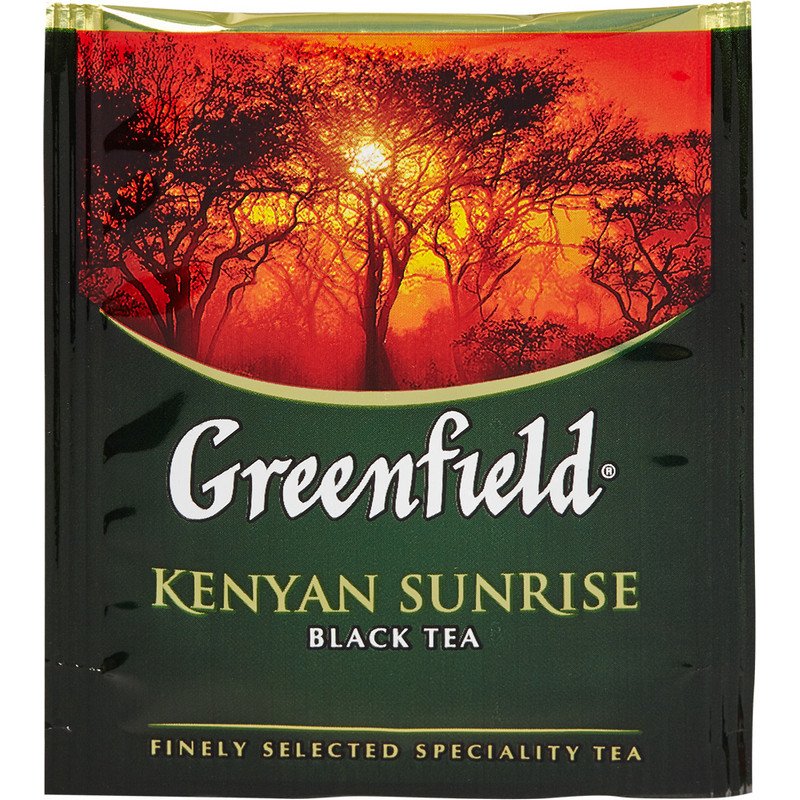 Чай Greenfield Kenyan Sunrise черн.фольгир. 100 пак/уп