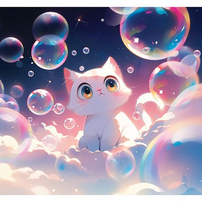 Мешок для обуви 1 отделение ArtSpace «Anime kittens», 340×420мм, карман