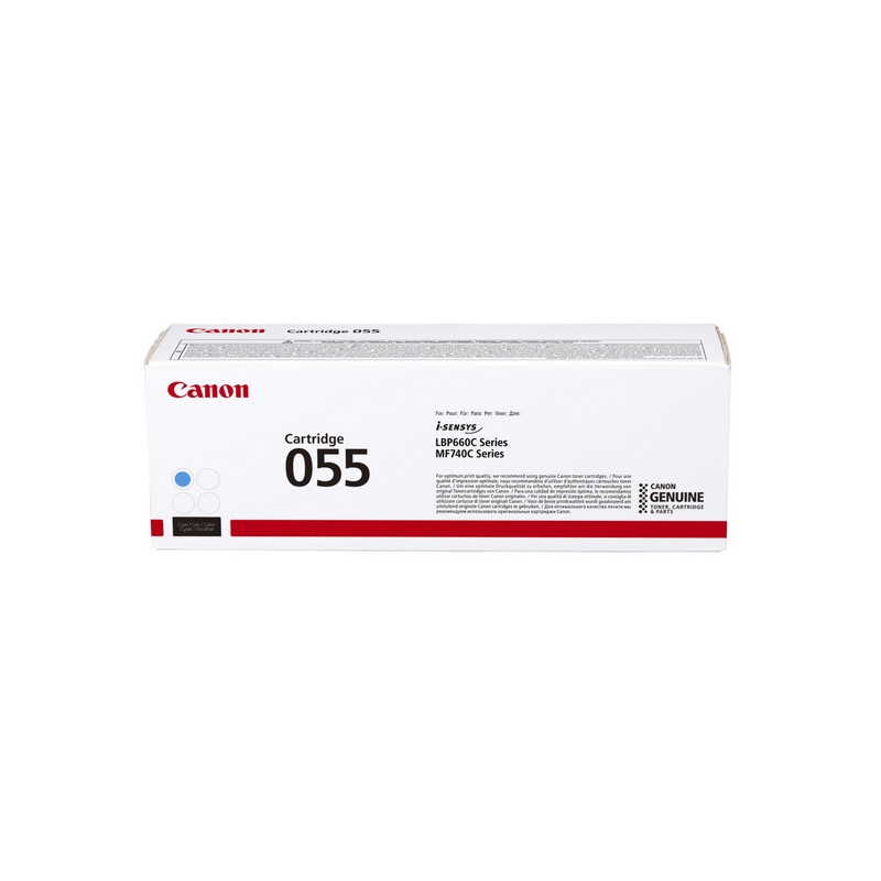 превью Картридж лазерный Canon 055 C 3015C002 голубой оригинальный