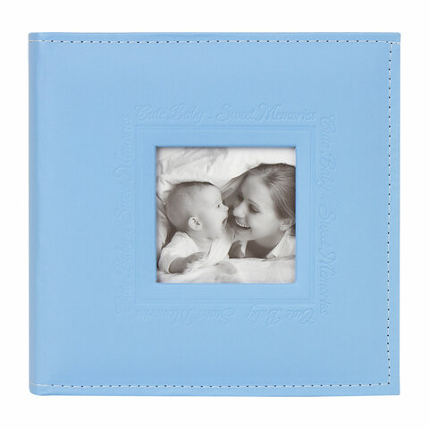 Фотоальбом BRAUBERG «Cute Baby» на 200 фото 10×15 смпод кожубумажные страницыбокссиний391142