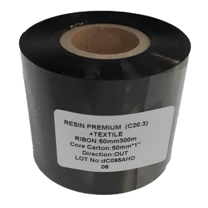 Риббон Resin Premium textile 50 мм х 300 м OUT (диаметр втулки 25.4 мм ...