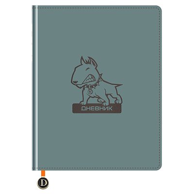 Дневник 1-11 кл. 48л. (твердый) BG «Careful», иск. кожа, тиснение фольгой, ляссе с фигуркой