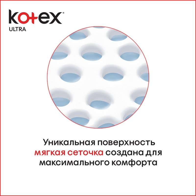 Прокладки женские гигиенические Kotex Ultra Normal 40 штук в упаковке