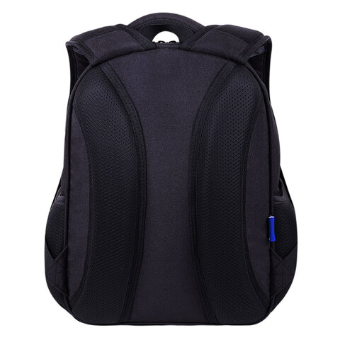 Рюкзак BRAUBERG OPTIMA, 2 отделения, с брелоком, «Keep away», СВЕТЯЩИЙСЯ, 36×27х18 см