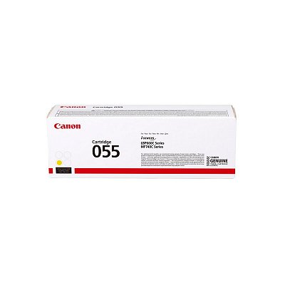 Картридж лазерный Canon 055 Y 3013C002 желтый оригинальный