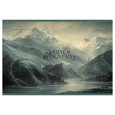 Альбом для рисования 40л., А4, на скрепке Greenwich Line «Silver mountains», 120г/м2