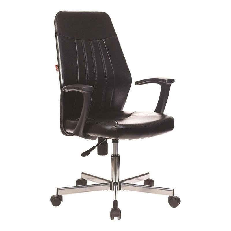 превью Кресло офисное Easy Chair 224 DSL PPU черное (искусственная кожа/пластик/металл)