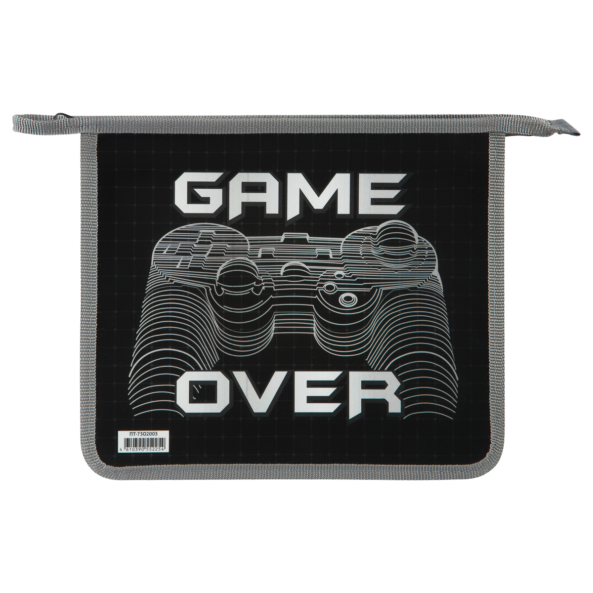 Папка для тетрадей 2 отделения, ArtSpace «Game Over», А5, пластик, на молнии