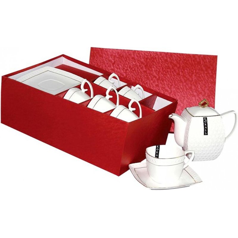 Сервиз чайный Korall Снежная Королева (CPT0110-A) на 6 персон фарфор ...