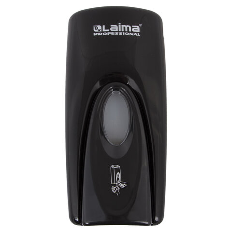 Диспенсер для жидкого мыла LAIMA PROFESSIONAL ORIGINAL, НАЛИВНОЙ, 1 л, черный, ABS-пластик, 605783