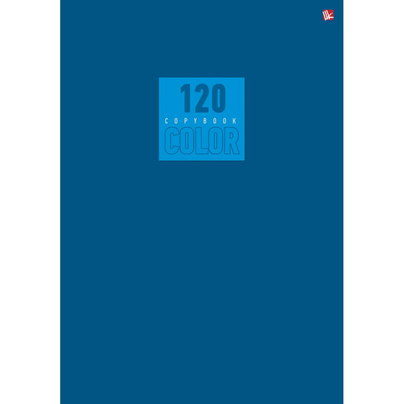 Бизнес-тетрадь Listoff А5 120 листов синяя в клетку на сшивке (140х200 мм)