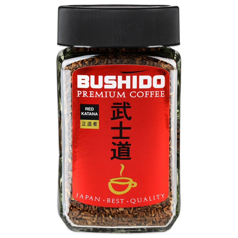 Кофе BUSHIDO Red Katana растворимый,50г стекло арт. 66769 - купить в ...