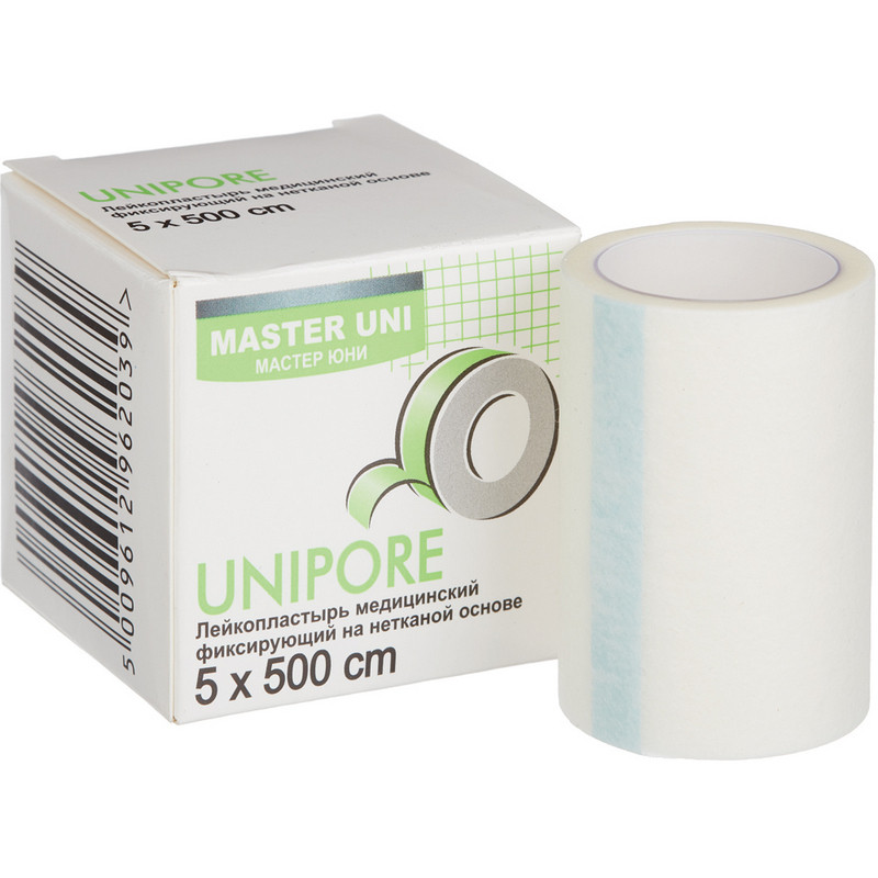 Пластырь в катушке Master Uni 5 х 500 см, нетканая основа арт. 70518 ...